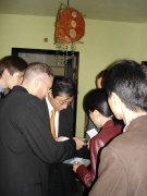 На Фестивале Кубка Посла Японии Федерации Го, встреча сотрудников японскогго посольства