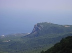 Парагельмен, вид с плато Бабуган, Крым, главная гряда